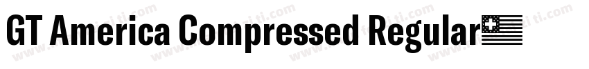GT America Compressed Regular字体转换